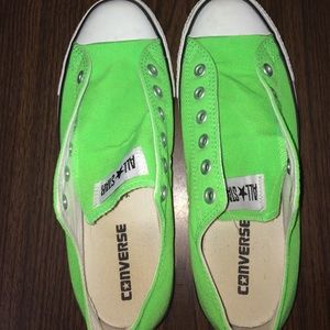Lime green converse!