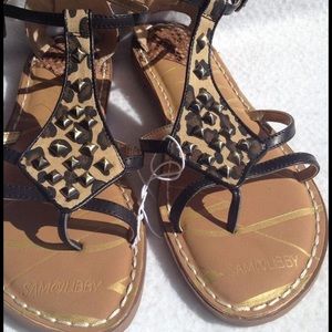 Leopard Gladiator Sandals