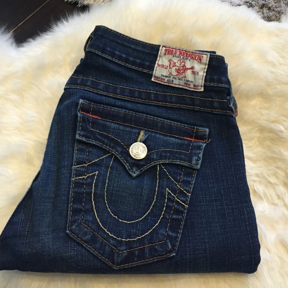True Religion cropped skinny