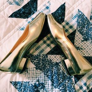 '80s Vintage Annie Block Heel Flats