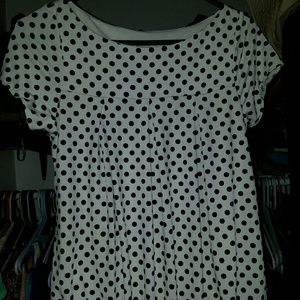 Forever 21 polka dot blouse