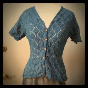 GAP Crochet Short Sleeve top