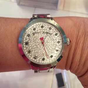 Betsy Johnson rhinestone watch