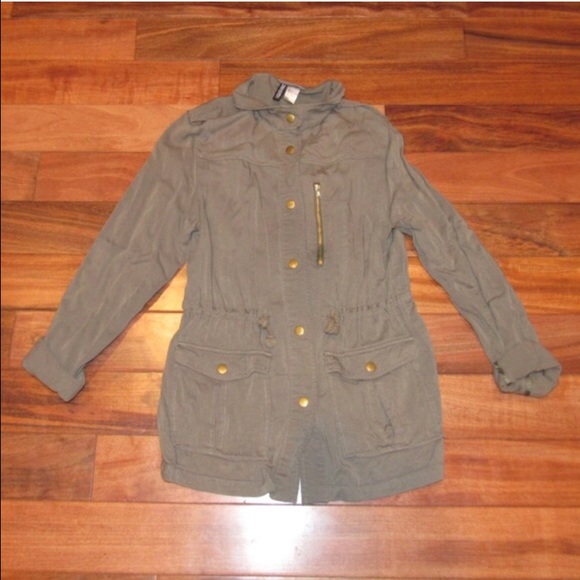 H&M olive green jacket