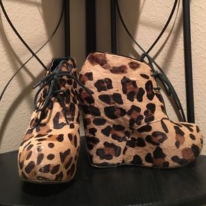 STEVE MADDEN Cheetah Wedges