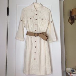 Tahari Petite linen dress