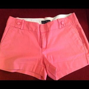 Coral Banana Republic shorts, size 6
