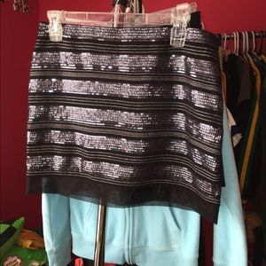 Express little black skirt