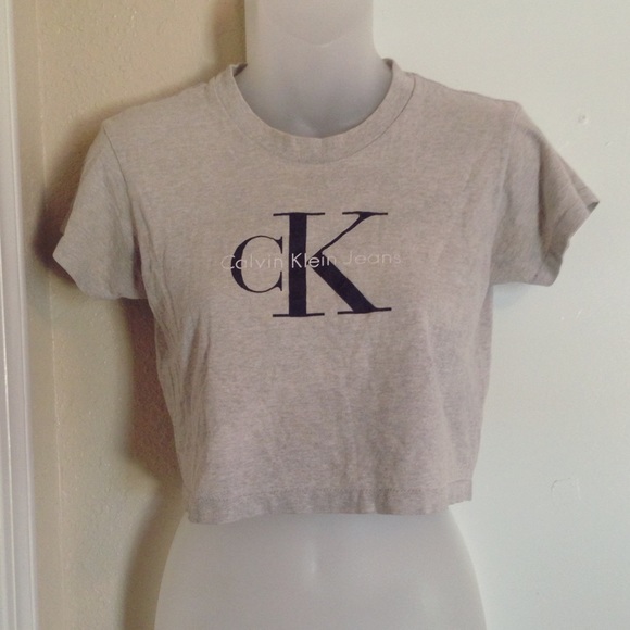 Classic Calvin Klein Crop Tee