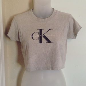 Classic Calvin Klein Crop Tee