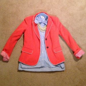 Academy Blazer in Coral