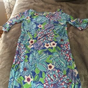 Lilly Pulitzer Boatneck T-shirt Dress