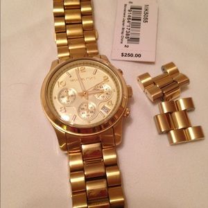MICHAEL KORS GOLD CHRONOGRAH WATCH