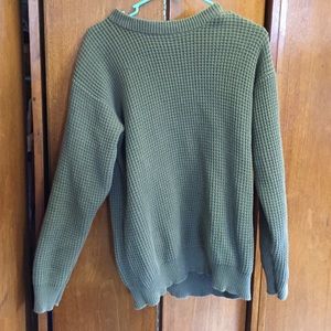THICK forest green L.L. Bean sweater