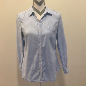 Old Navy Blue Button Up Shirt