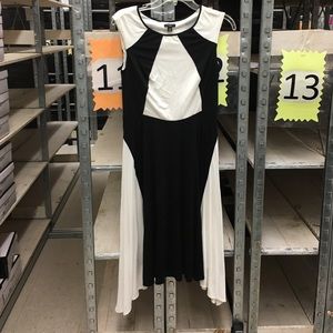 Ann Taylor Scoopneck Colorblock Dress