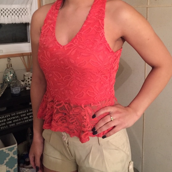 Coral blouse - Picture 4 of 4