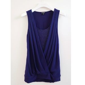 [SOLD] Express Sleeveless Purple Blouse