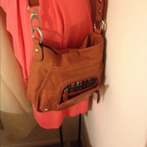 Fabulous Clark handbag with many colors inside