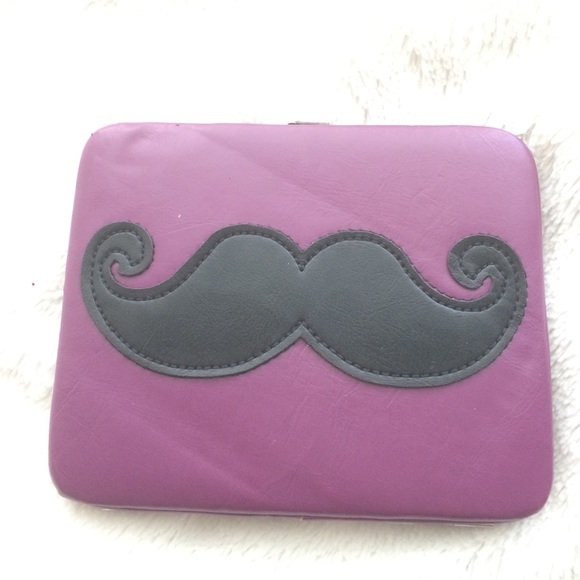 Mustache Clutch / Wallet