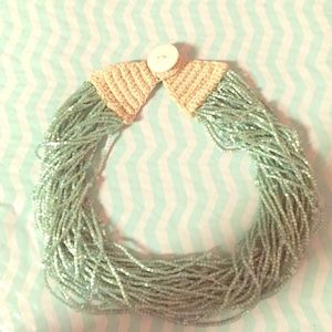 Mint green necklace