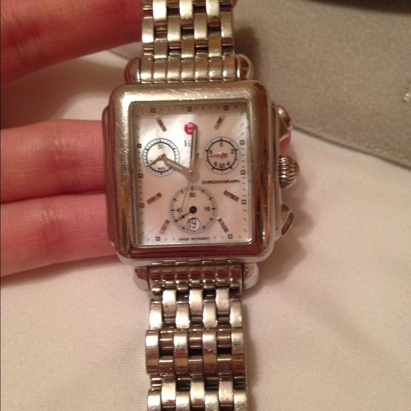 Michele Accessories - MICHELE DECO CHRONOGRAPH WATCH