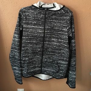 Black, White and Grey Nike Thermal-Fit Jacket