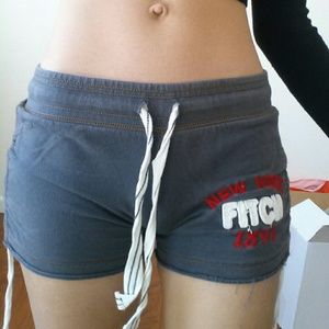 A&F Gray Stretch Shorts sz s
