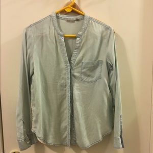 Chambray & Lace shirt by Holding Horses