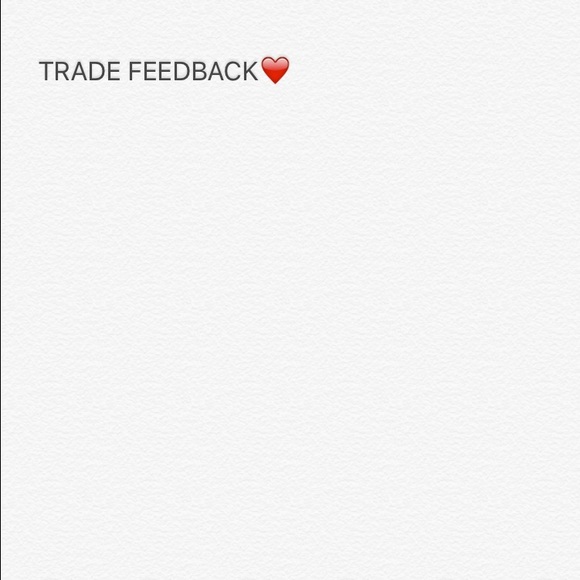 Trade feedback❤️