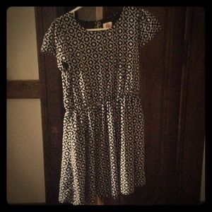 Black and white vintage dress