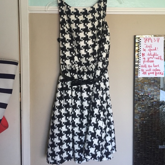 Jessica Simpson cocktail dress (houndstooth)