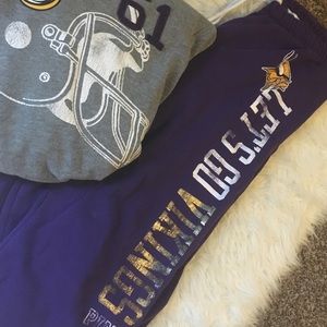 Victoria's Secret sweatpants Vikings