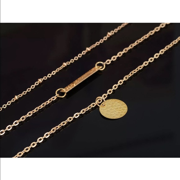 Simple layered necklace - Picture 2 of 3