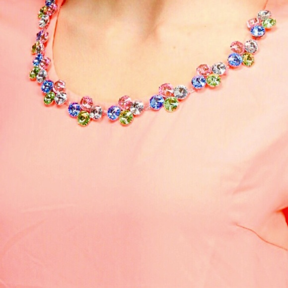 🎉HP!🎉Moon Collection Jewel Neck Embellished Top - Picture 4 of 6