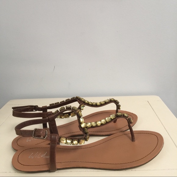WILD PAIR "Miami" Jeweled Sandals