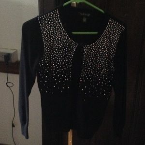 Sparkly black cardigan