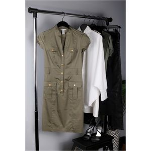 H&M Army Green Dress