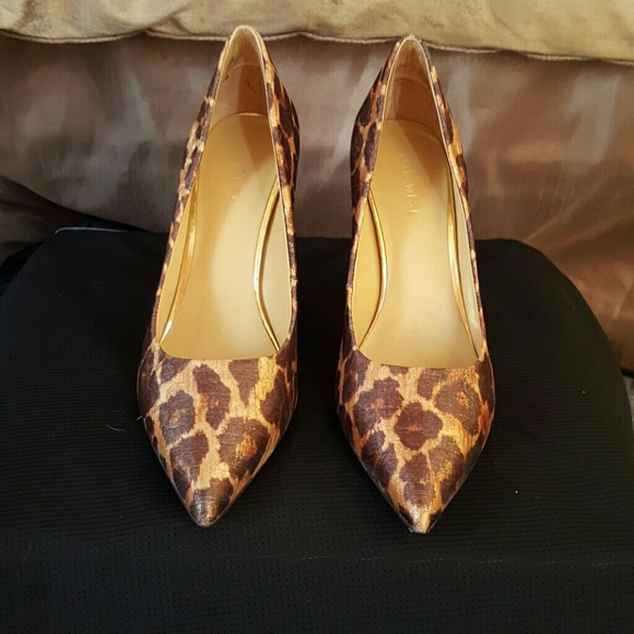 Nine West leopard heels