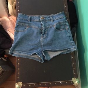High waisted shorts