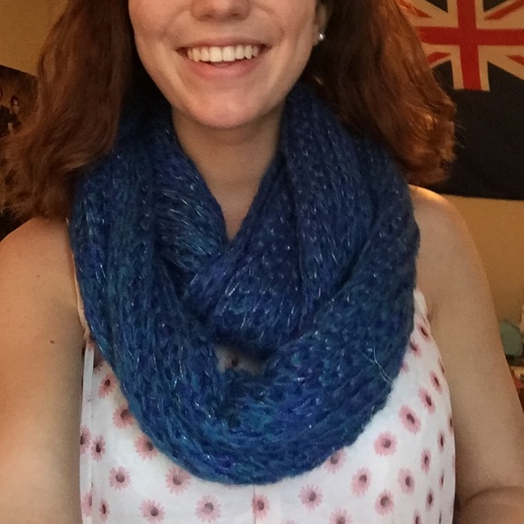 Dark Blue Infinity Scarf