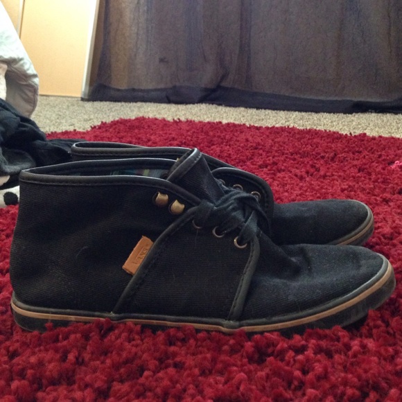 Vans high top skater shoes