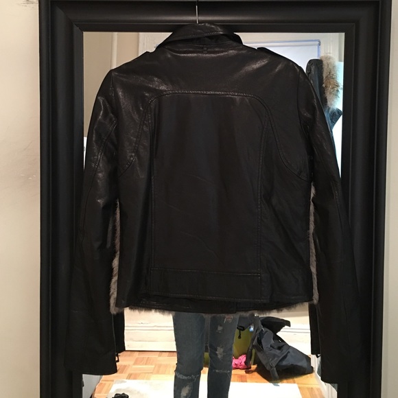 Rudsak runway leather fur moto jacket - Picture 4 of 4