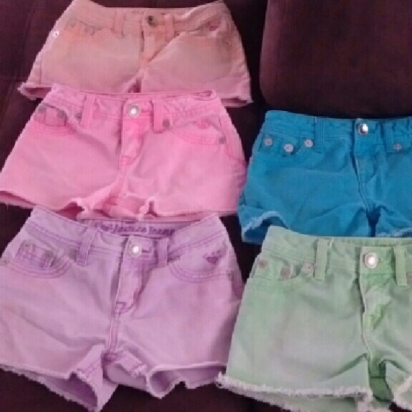 5 pairs of justice shorts