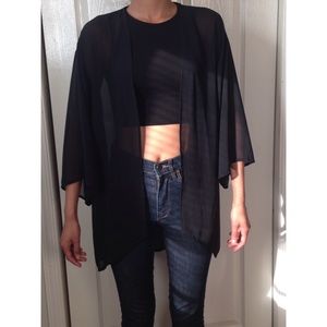 H&M Divided Black Kimono