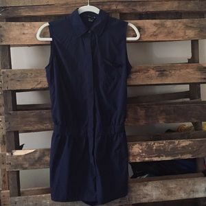 Navy blue romper