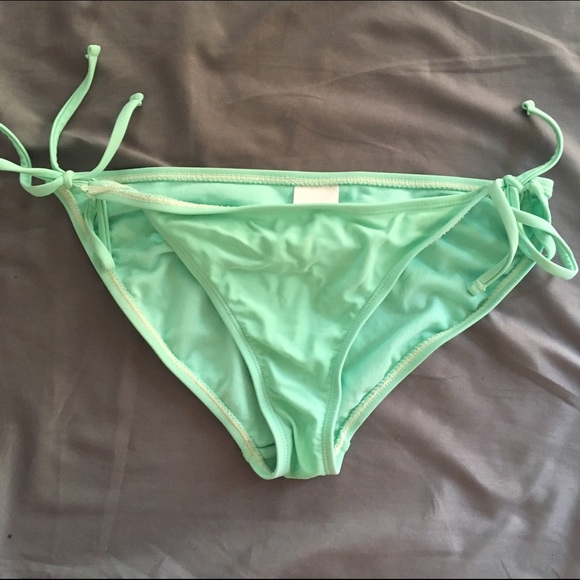 mint green bikini bottoms