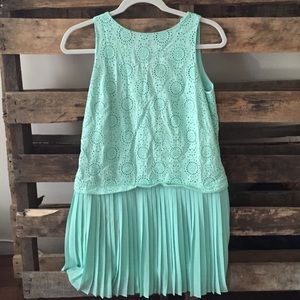 Mint green flapper dress