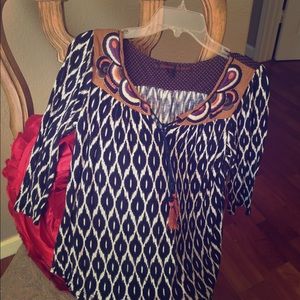 Anthropologie Common Thread peasant top