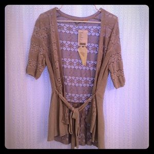 Anthropologie Knitted and Knotted cardigan